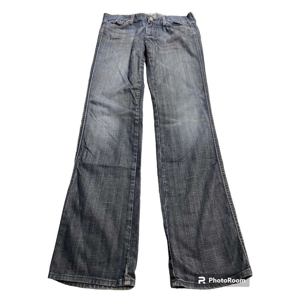 7 For All Mankind Kate Bootcut Jeans Womens Size 29 Blue P252330S-330S USA Made